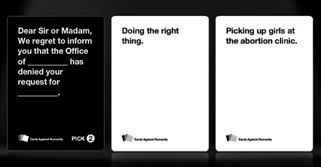 cards against humanity