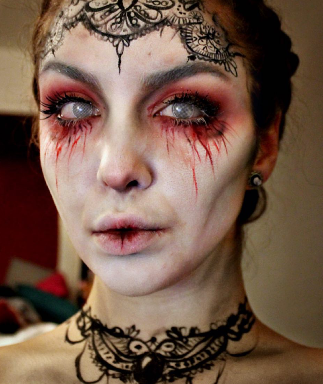 makeup halloween dead