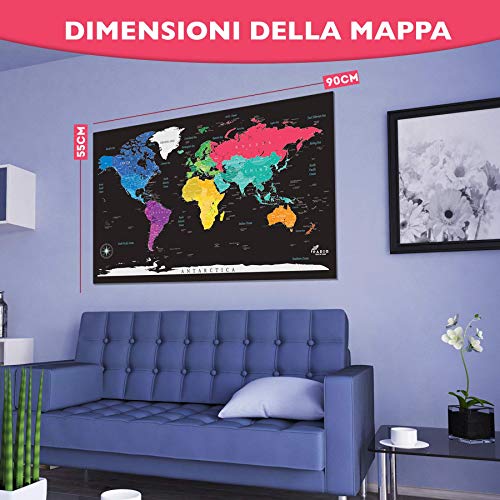 ambientazione mappa viaggi