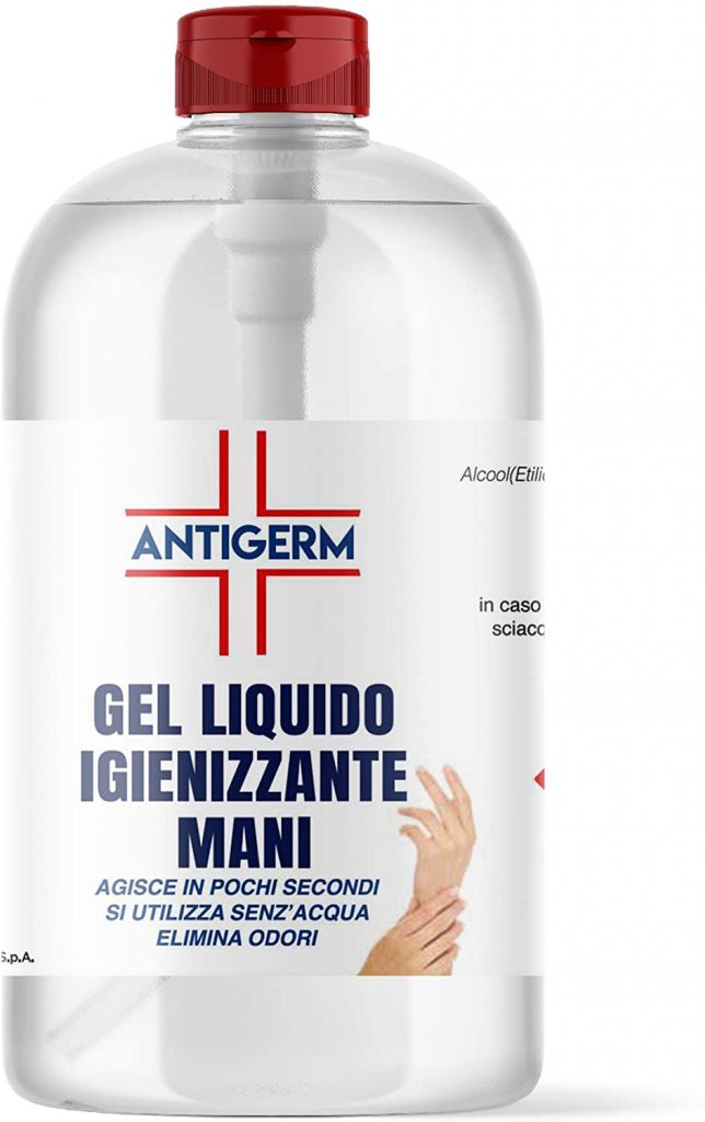 casa a prova di covid gel disinfettante